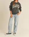 GOLDEN ATLANTA SWEATSHIRT IN CHARCOAL