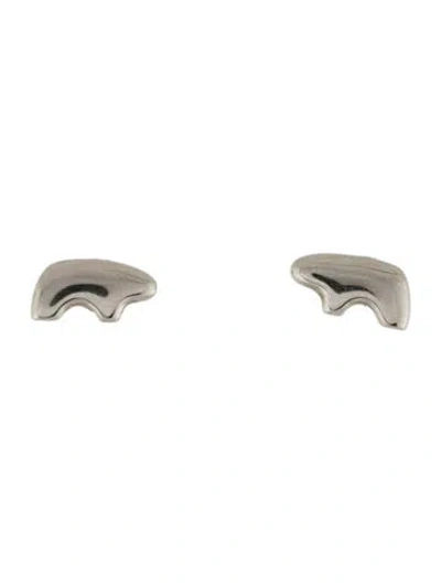Pre-owned Golden Bear 14k Baby Bear Stud Earring In Multi