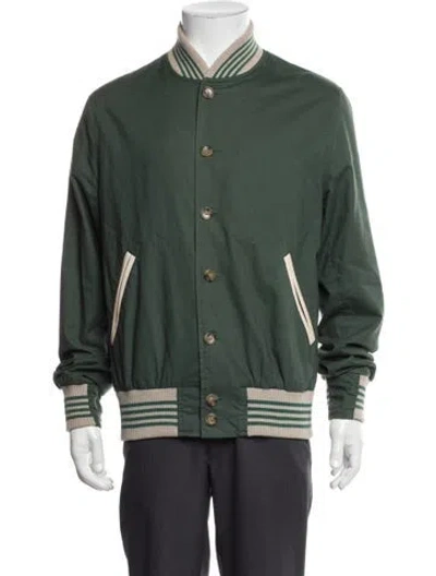 Pre-owned Golden Bear Bomber Jacket In Green