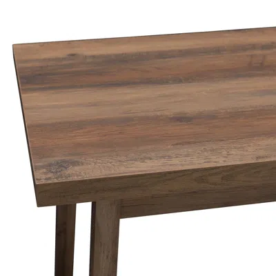 Golden Bull Marketing Sunjoy 46'' Sturdy Simple Rustic Industrial Design Home Office Computer Desk In Brown
