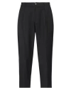 Golden Craft 1957 Man Pants Black Size 33 Polyester, Wool, Elastane