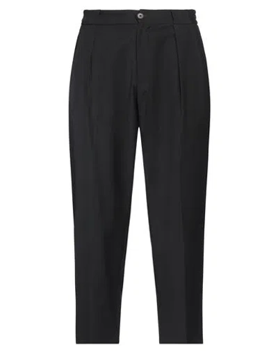 Golden Craft 1957 Man Pants Black Size 33 Polyester, Wool, Elastane