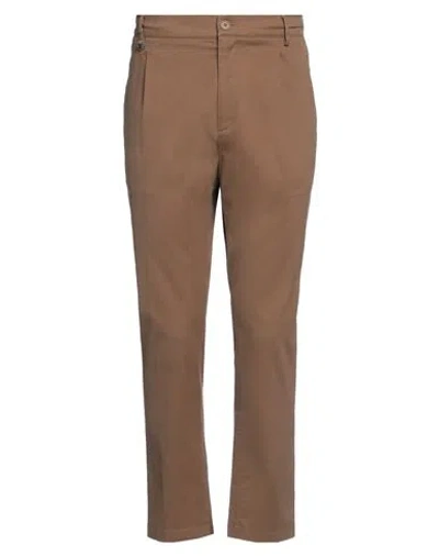 Golden Craft 1957 Man Pants Camel Size 35 Cotton, Elastane In Brown