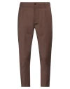 Golden Craft 1957 Man Pants Chocolate Brown Size 30 Polyester, Wool, Elastane In Brown