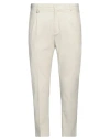 Golden Craft 1957 Man Pants Cream Size 30 Cotton, Elastane In Neutral