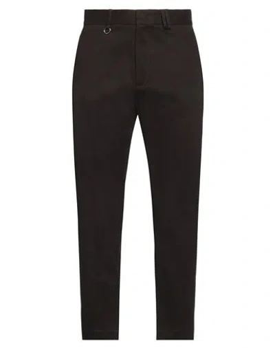 Golden Craft 1957 Man Pants Dark Brown Size 33 Cotton, Elastane