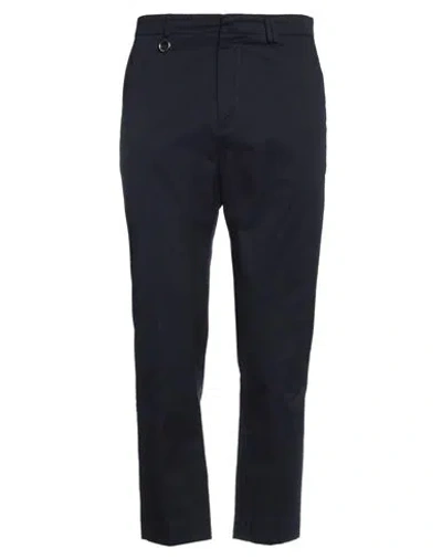 Golden Craft 1957 Man Pants Midnight Blue Size 33 Cotton, Elastane In Black