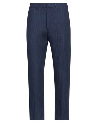 Golden Craft 1957 Man Pants Navy Blue Size 31 Linen