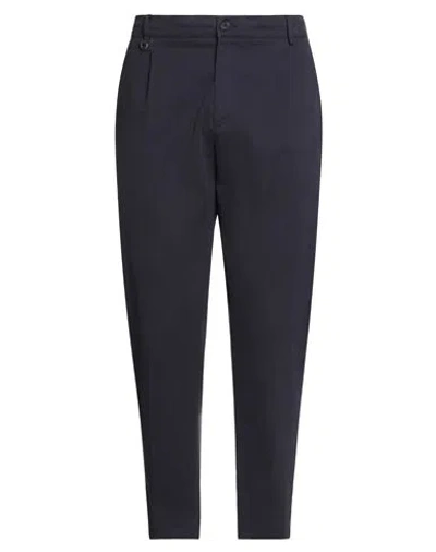 Golden Craft 1957 Man Pants Navy Blue Size 34 Cotton, Elastane