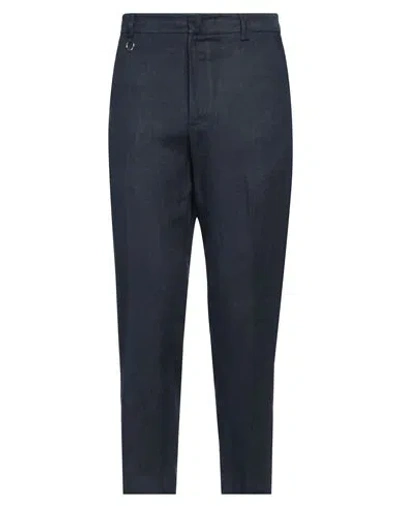 Golden Craft 1957 Man Pants Navy Blue Size 35 Linen