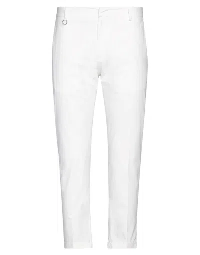 Golden Craft 1957 Man Pants White Size 38 Cotton, Elastane