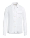 Golden Craft 1957 Man Shirt White Size 42 Linen In White
