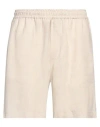 Golden Craft 1957 Man Shorts & Bermuda Shorts Beige Size 4 Linen
