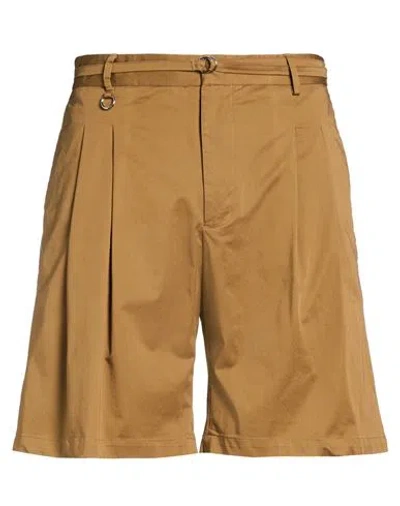 Golden Craft 1957 Man Shorts & Bermuda Shorts Khaki Size 32 Cotton, Elastane In Sand