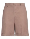 Golden Craft 1957 Man Shorts & Bermuda Shorts Khaki Size 31 Linen In Beige