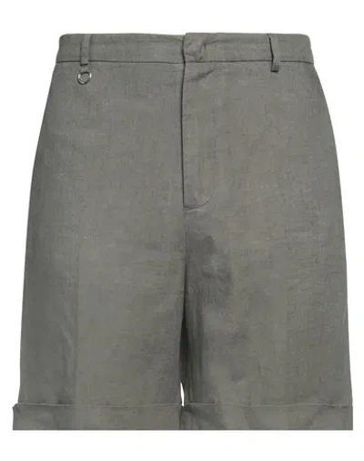 Golden Craft 1957 Man Shorts & Bermuda Shorts Military Green Size 35 Linen