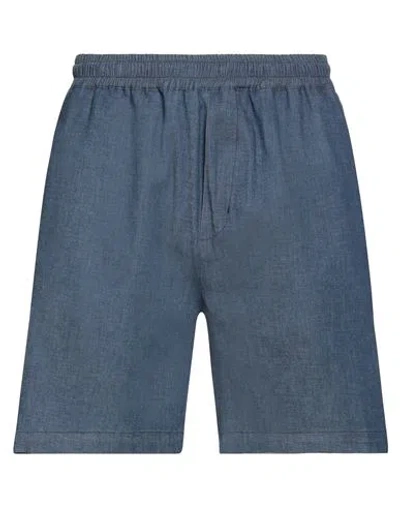 Golden Craft 1957 Man Shorts & Bermuda Shorts Navy Size 6 Cotton In Navy Blue