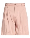Golden Craft 1957 Man Shorts & Bermuda Shorts Pink Size 34 Cotton, Elastane