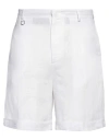 Golden Craft 1957 Man Shorts & Bermuda Shorts White Size 40 Linen
