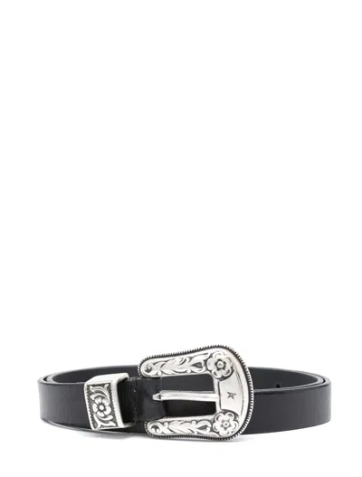 GOLDEN GOOSE GOLDEN GOOSE BELTS BLACK