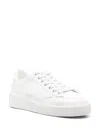 Golden Goose White Stardan Leather Sneakers With Star Motif In White