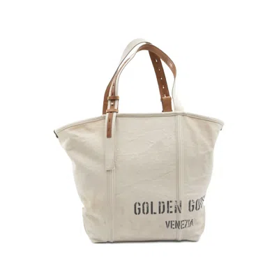 Golden Goose 24.7 Canvas Tote Bag In Sand