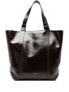 Golden Goose Leather Tote Bag Adjustable Strap In Brown