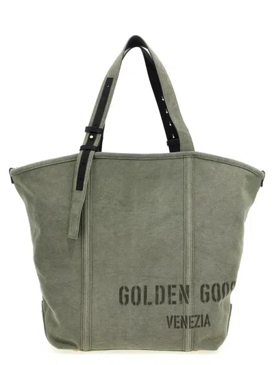 Golden Goose '24.7' Shopping Bag In Green