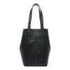 Golden Goose Leather Studs Shoulder Bag In Black