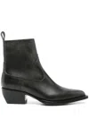 Golden Goose Women Debbie Leather Boots In Black
