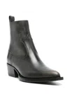 Golden Goose Women Debbie Leather Boots In Black