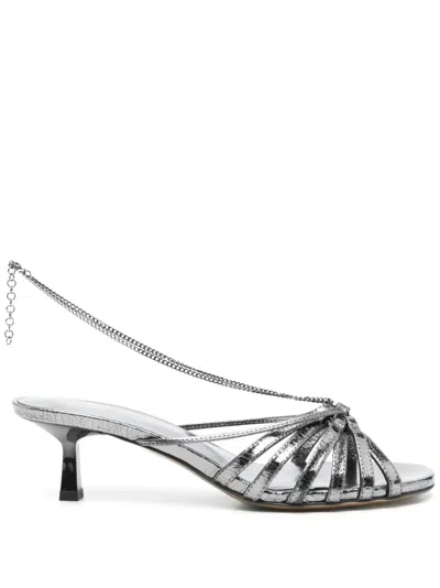 GOLDEN GOOSE 45MM LEATHER SANDALS
