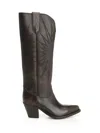 Golden Goose 70 Wish Star Distressed Bull Leather Upper Boots Brown In Brown