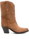 Golden Goose '70 Wish Star Low Leather Boots In Brown