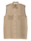 Golden Goose Journey Osanne Shirt Dress Clothing In Nude