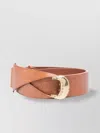 Golden Goose Adjustable Length Layered Tex Belt In Brown