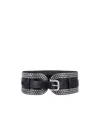 Golden Goose Adjustable Waist Belt In Black