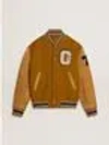 Golden Goose Wool And Leather Bomber Jacket