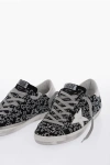 GOLDEN GOOSE ALL-OVER LOGO RHINESTONED SUPER STAR LOW-TOP SNEAKERS