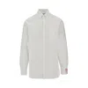 Golden Goose Button-up Oxford Shirt In White