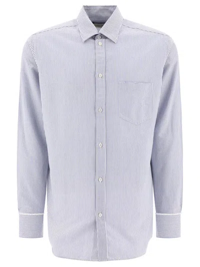 GOLDEN GOOSE GOLDEN GOOSE LIGHT BLUE COTTON SHIRT