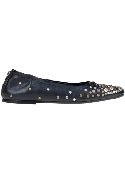 Golden Goose Ami Studded Ballerinas In Multi