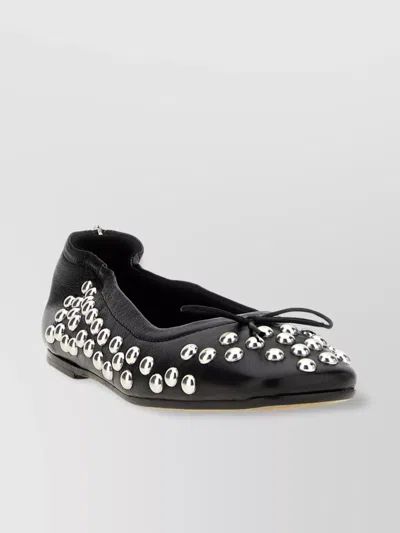 GOLDEN GOOSE 'AMY' BALLET FLATS BOW DETAIL