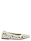 Golden Goose 'amy' Ballet Flats Featuring Metal Eyelets In Multi