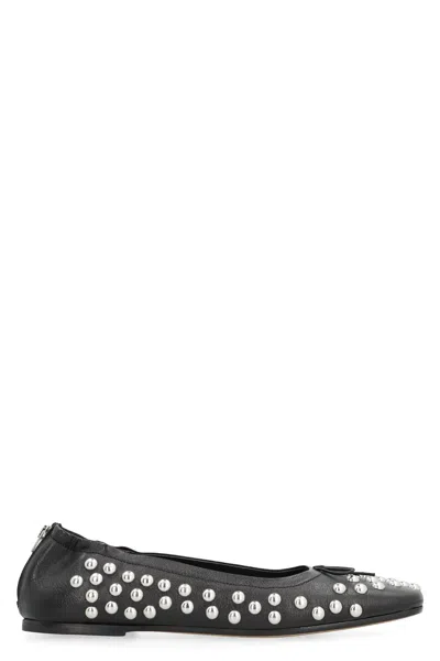 GOLDEN GOOSE GOLDEN GOOSE AMY LEATHER BALLET FLATS