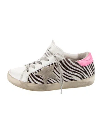 Pre-owned Golden Goose Babies' Animal Print Sneakers In Brown
