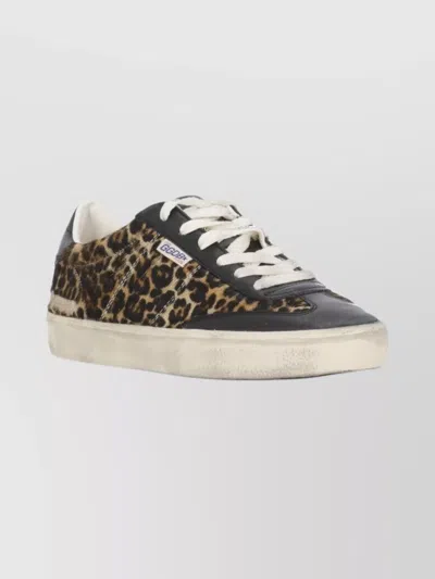 GOLDEN GOOSE ANIMALIER PATTERN LOW TOP SNEAKERS WOMEN