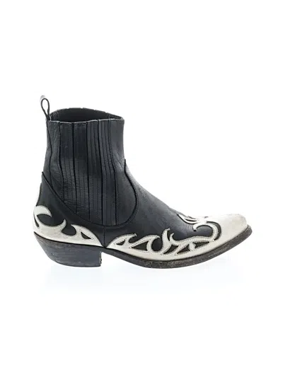 Pre-owned Golden Goose Ankle Boots In Black