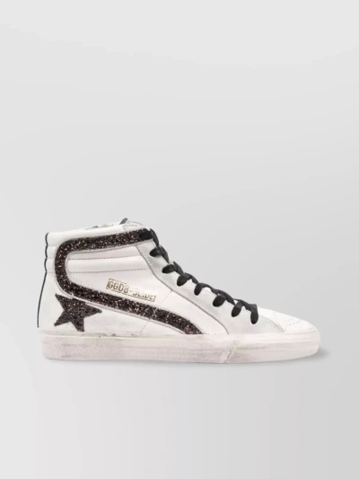 Golden Goose Ankle-length Sneakers With Flat Rubber Sole In White