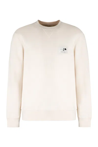 Golden Goose Archibald Cotton Crew-neck Sweatshirt In Neutral